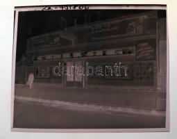 1973 Budapest, CSILLAG mozi kívül-belül, 5 db professzionális minőségű, jogdíjmentes, szabadon felhasználható negatív, 6x7 cm