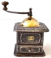 G-C, régi kávédaráló, porcelán betétes,  jelzett, 21x12x12cm