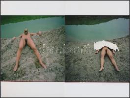 cca 1985 És eljött érte a halál, 2 db finoman erotikus fénykép, az eredeti negatívokról készült modern nagyítások, 15x10 cm / 2 erotic photo, 15x10 cm