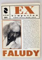 2001 az Ex Symposion folyóirat Faludy-lapszáma (34-35. sz.), érdekes írásokkal. Papírkötésben, jó állapotban.