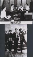 cca 1965 Beatles együttes, Fekete György (1904-1990) budapesti fényképész hagyatékában fellelt 2 db repró negatív modern nagyítása, 15x11 cm