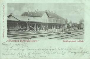 Párkány-Nána, Sturovo; vasútállomás / railway station