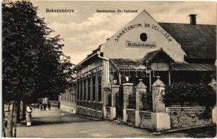 Boksánbánya, Németbogsán, Bocsa; Dr. Velicsek szanatórium / sanatorium