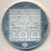 Ausztria 1976. 100Sch Ag "Téli Olimpia" T:2 (PP) ragasztónyom Austria 1976. 100 Schilling ...
