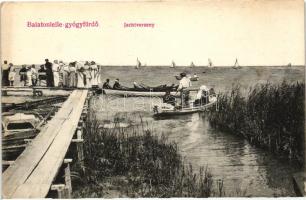 Balatonlelle-gyógyfürdő, Jacht verseny, kiadja Wollák József utódai (EK)