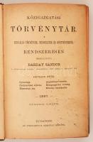 Dárday Sándor (szerk.): Közigazgatási Törvénytár a fennálló törvények, rendeletek és döntvényekből r...