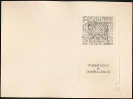 Nagy Árpád Dániel (1922-1985): Bárándy György (1919-2014) ügyvéd és felesége részére készült 6 db al...