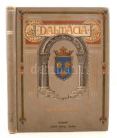 Havass Rezső Dalmácia. Száztizenegy illusztrációval, húsz műmelléklettel és egy térképpel Bp. (1905.) Divald. Divald Károly fénynyomatai védő hártyapapírral. Kiadói, aranyozott, festett, címerrel illusztrált egészvászon kötéses díszalbum, Gottermayer műhelyéből. Kissé kopottas a gerincnél