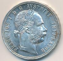 Ausztria 1884. 1Fl Ag "Ferenc József" T:1-, Austria 1884. 1 Florin Ag "Franz Joseph" C:AU Krause KM#2222