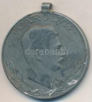 1918. "Sebesültek Érme" cink kitüntetés mellszalag és függesztőkarika nélkül. Szign.: R. P...