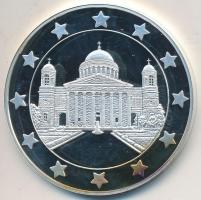 DN "Eurófantáziák - Esztergomi bazilika" Ag emlékérem tanúsítvánnyal (20,7g/0,999/38,61mm)...