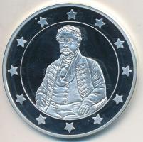 DN "Eurófantáziák - Deák Ferenc" Ag emlékérem tanúsítvánnyal (20,7g/0,999/38,61mm) T:PP ap...