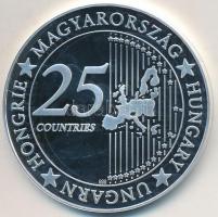 DN "Eurófantáziák - Parlament" Ag emlékérem tanúsítvánnyal (20,7g/0,999/38,61mm) T:PP apró...