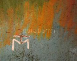 MT jelzéssel: Virágcsendélet. Olaj, karton,  68×48 cm