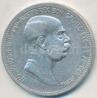 Ausztria 1908. 1K Ag "Jubileum" T:2- Austria 1908. 1 Corona Ag "Jubilee" C:VF Kr...