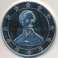 DN "Eurófantáziák - Petőfi Sándor" Ag emlékérem tanúsítvánnyal (20,7g/0,999/38,61mm) T:PP ...