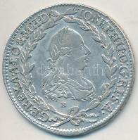 1776B/SK-PD 20kr Ag "II. József" T:2 juszt.  Huszár: 1841., Unger III.: 1306.b