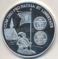 DN "A magyar pénz krónikája - Cum Deo pro Patria et Libertate" Ag emlékérem (20g/0.999/38,...