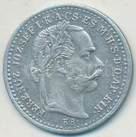 1870KB 10kr Ag "Váltó Pénz" T:2,2- Adamo: M10.1