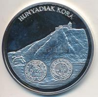 DN "A magyar pénz krónikája - Hunyadiak kora" Ag emlékérem tanúsítvánnyal (20g/0.999/38,61...