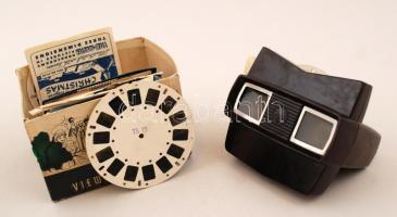 Régi dianéző, tartozékokkal, saját hiányos dobozában