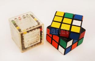 2 db logikai játék: Rubik-kocka, logikai kocka