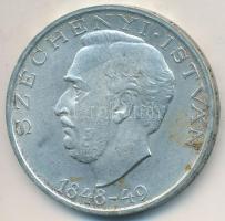 1948. 10Ft Ag "Széchenyi" T:2 apró ph., patina Adamo: EM2