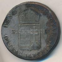 1849NB 3kr Cu ezüstözött T:2-,3 durva ph.
Adamo: B2