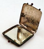 " "Piccolo" Kávéház, Stern Vilmos B.U.É.K." feliratú fém tárca, sérülésekkel, 5×...