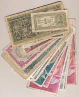 30db-os vegyes bankjegy tétel, közte sok jugoszláv T:III,III- 30pcs mixed banknotes lot, with many Yugoslavian C:F,VG