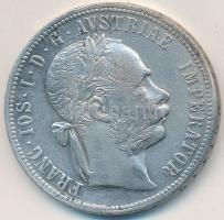 Ausztria 1885. 1Fl Ag "Ferenc József" T:2,2- ph. Austria 1885. 1 Florin Ag "Franz Jos...