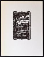 Luigi Servolini: Gli ex libristi D'Italia (E.L.D.IT.), Byblis II. 28db ex libris, metszetek,  e...