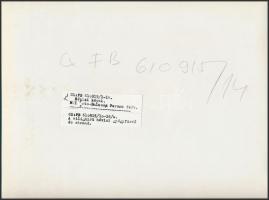 1961-1962 Hévízi gyógyfürdő, 3 db feliratozott vintage fotó, 18x24 cm