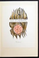 1975 Helmer Fogedgaard og Johnny Kohler: Exlibris i farver. 17. samling. Privattryk. Sorszámozott:10...