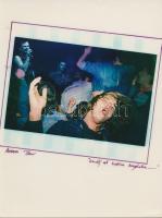 cca 1977 Ambrus Tibor: Szállj el Katica bogárka...., aláírt, vintage fotóművészeti alkotás, 10x15,5 cm-es képméret 24x18 cm-es fotópapíron