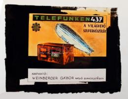 cca 1950 Fekete György (1904-1990) budapesti fényképész specialitása a mozikban nagyfilmek előtt vet...