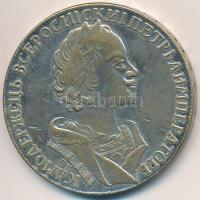 Orosz Birodalom 1723. 1R fém replikája T:2 Russian Empire 1723. 1 Ruble metal replica C:XF