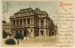 Budapest Opera Litho