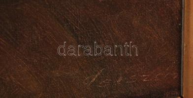 Csiszár jelzéssel: Egy tányér leves. Olaj, vászon, sérült, keretben 44×34 cm