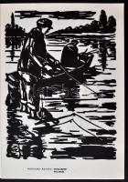 1975 Andruskó Károly metszetei, Senta, eredeti mappában, 31x21cm