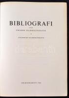 1968 Bibliografi over ungarsk exlibrislitteratur, Ungarische exlibrislitteratur. Frederikshavn, 1968. Sorszámozott: 16/50, 30x21cm /Bibliografi over ungarsk exlibrislitteratur, Ungarische exlibrislitteratur. Frederikshavn, 1968. Catalogues, on the topic of bookplates and other printmaking studies