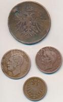 Vegyes: Szerbia 1868. 5p Br "III. Miklós" + Német Birodalom 1874. 2pf Cu + Olaszország 193...