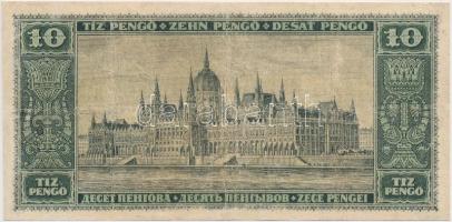 1926. 10P vízjeles papír T:restaurált
Hungary 1926. 10 Pengő with watermark C:restored
Adamo P7