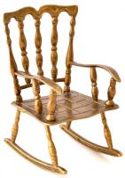 Hintaszék, réz. mini, 16x9x9cm