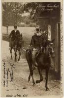 Franz Joseph on horse