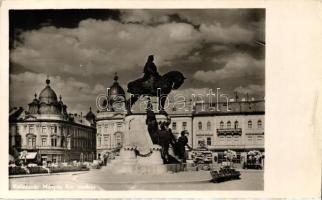 Kolozsvár, Cluj; Mátyás király szobor/ statue