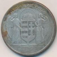 1930. 5P Ag "Horthy jobbra" T:3 Adamo P8