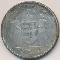 1930. 5P Ag "Horthy jobbra" T:3 Adamo P8