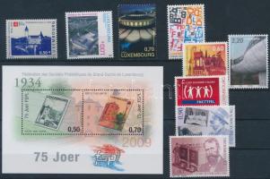 2006-2009 Historic buildings 10 diff stamps, 2006-2009 Történelmi épületek 10 klf bélyeg