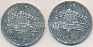 1992. 200Ft Ag "MNB" (2x) T:2